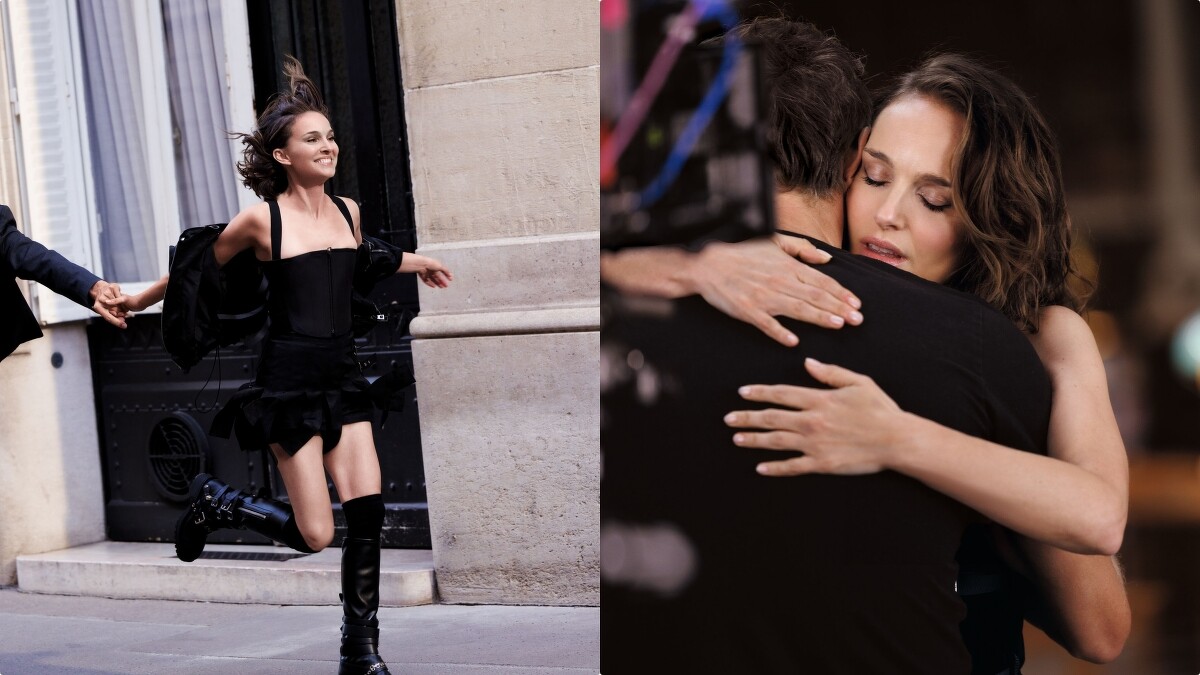 MISS DIOR極緻香精2025年廣告幕後花絮。