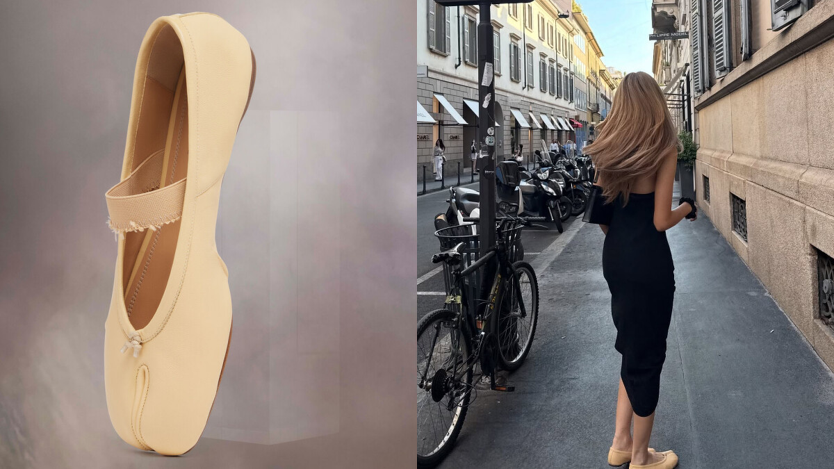 Lisa 私服同款：Maison Margiela Tabi 分趾芭蕾鞋