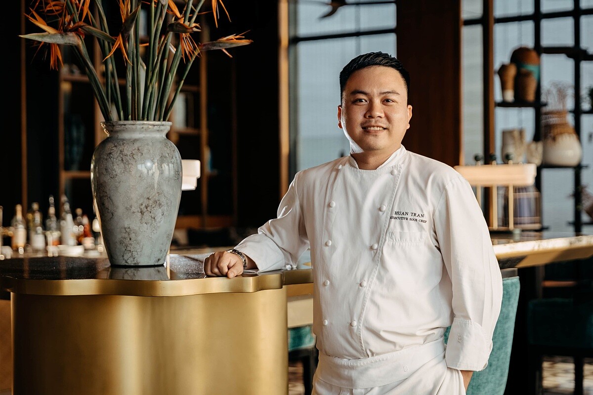 越南富國島麗晶酒店行政副主廚陳黃（Huan Tran）。