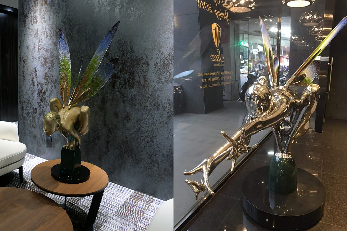 《秋蟬》、《伸》。