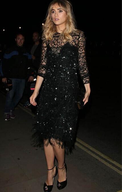 Suki Waterhouse on the front row at London Fashion Week SS15