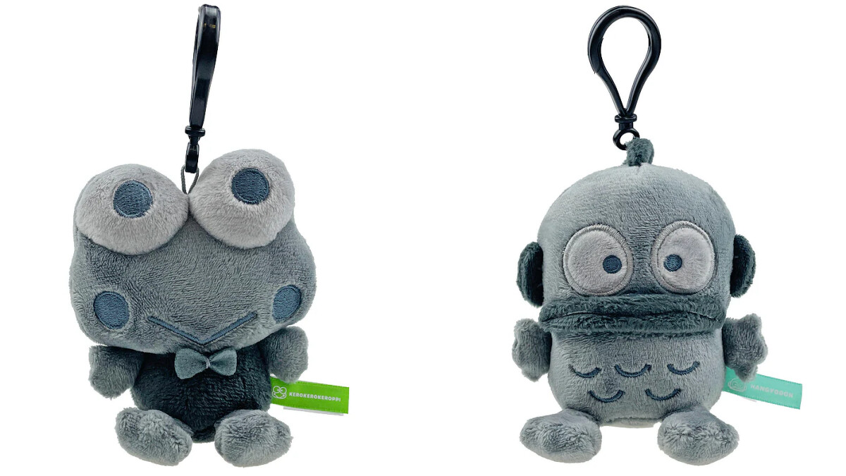 三麗鷗「Ash灰燼色」系列娃娃：人魚漢頓、大眼蛙