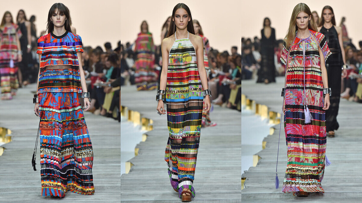 【2015春夏米蘭時裝週】無憂無慮的城市冒險 Roberto Cavalli 開啟極致奢華度假之旅