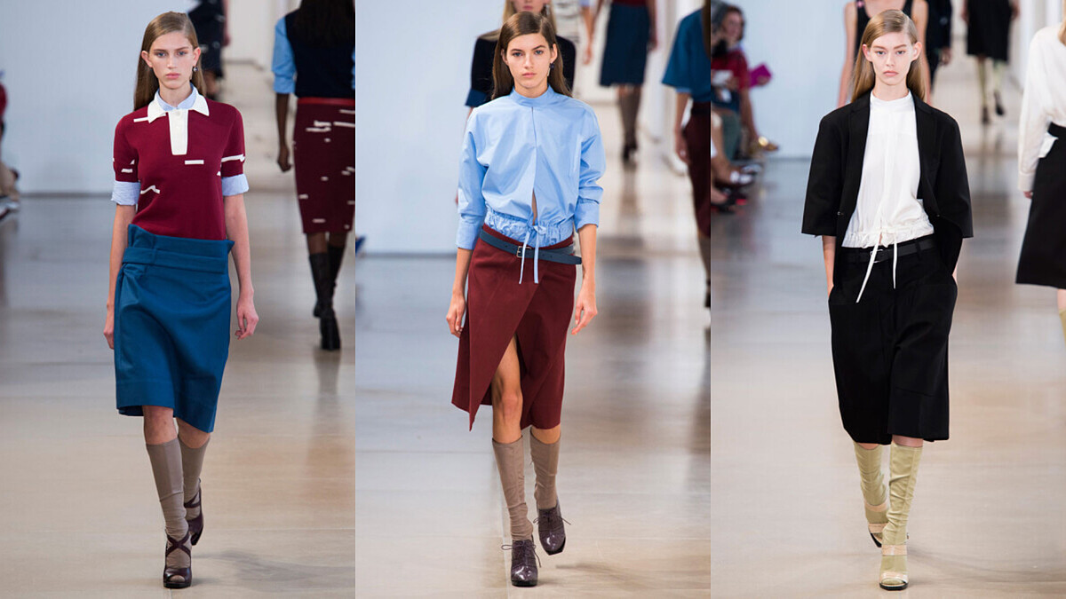 【2015春夏米蘭時裝週】Jil Sander剛柔並濟中的時髦氣息