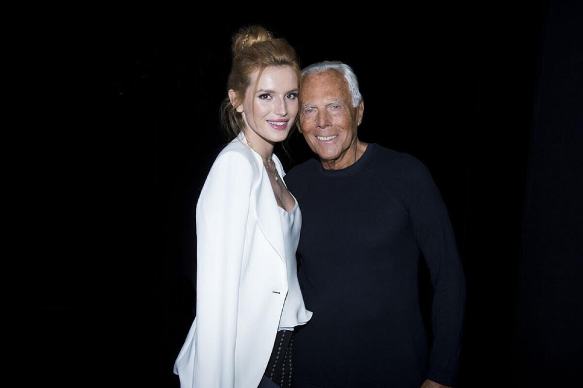 Bella Thorne、Giorgio Armani
