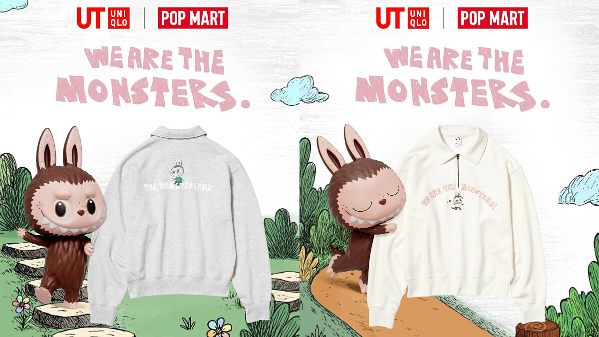 泡泡瑪特聯名Uniqlo推出「THE MONSTERS」系列UT,Photo/IG@uniqlo