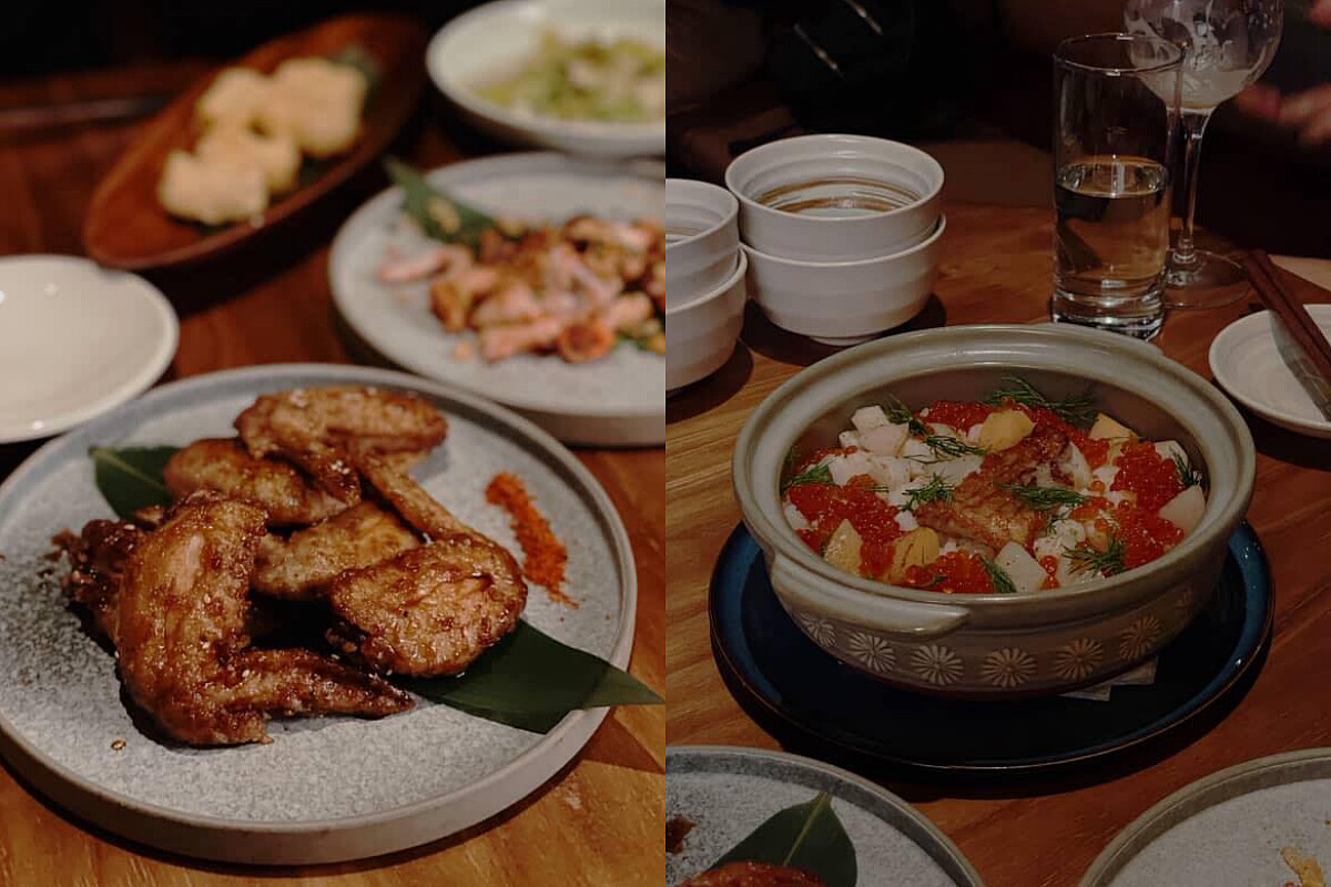 搭酒爽快的雞翅，能飽足的釜飯都能在這裡見到。