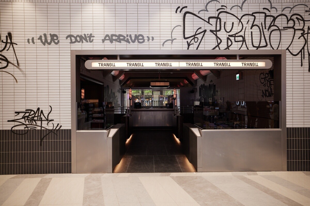 位在統一信義 Dream Plaza 一樓的瑪黑餐酒全新概念店「Transit」。