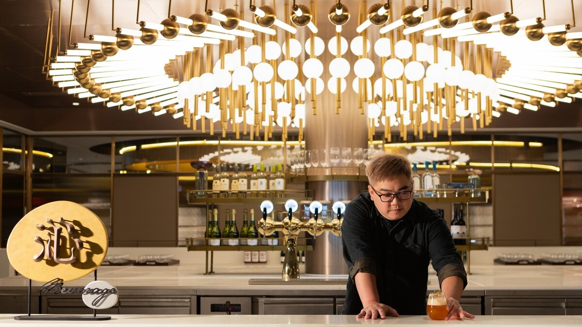 高雄島語自助餐：飲料區「沁」