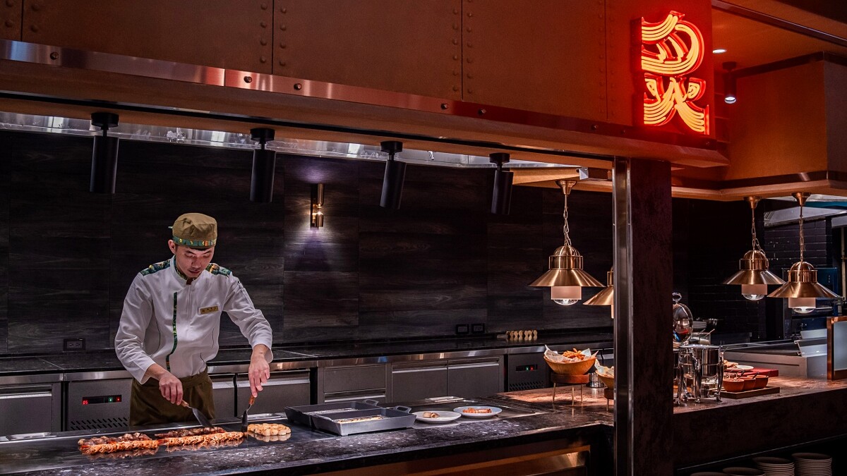 高雄島語自助餐：西式燒烤區「炙」