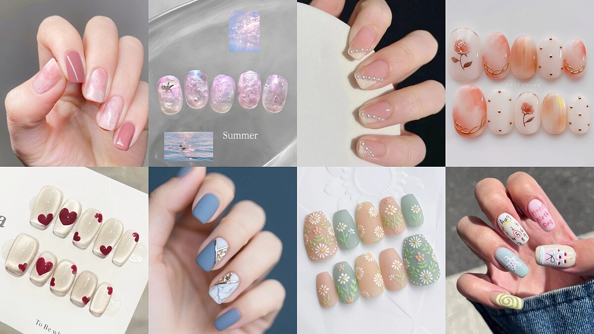 2025美甲必做款式30+總整理！粉色、寶寶藍到經典法式、鏡面、日韓流行百款範本一次集結