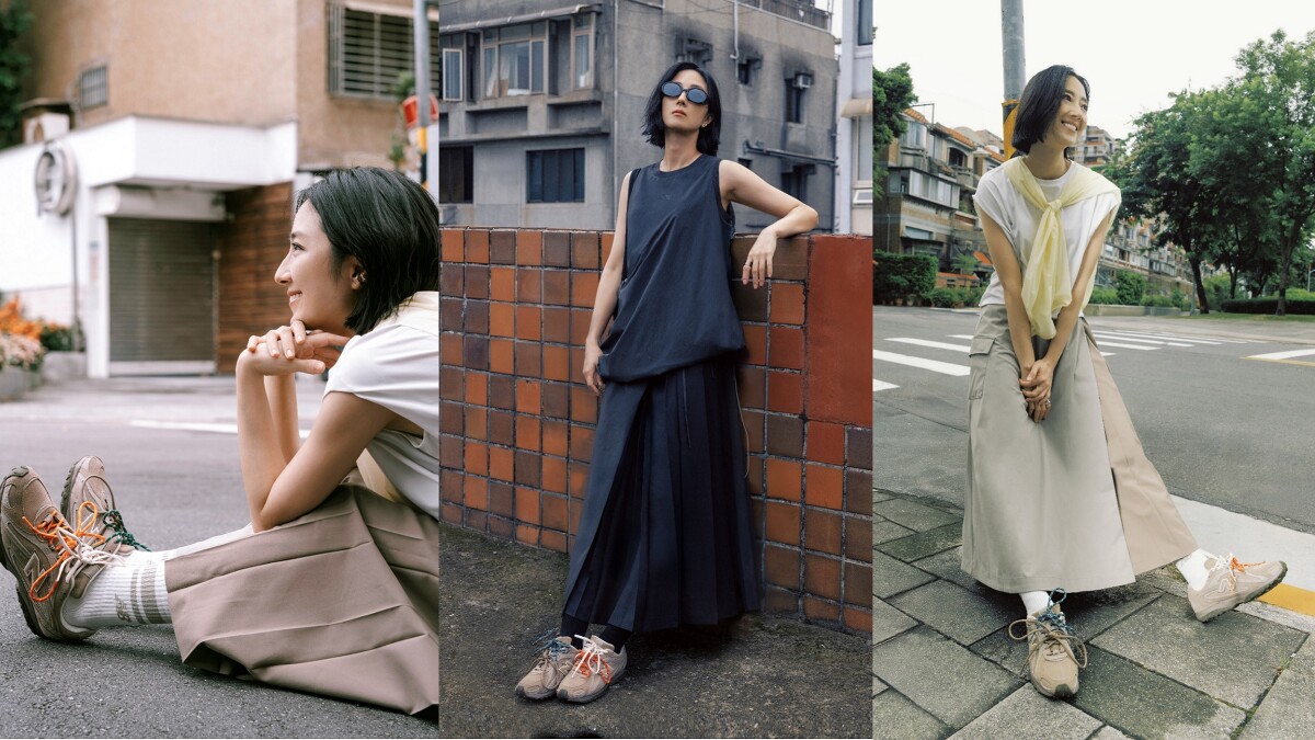 連桂綸鎂都認證的滿分高級感!! 混搭極簡優雅NB Grey系列，毫不費力提升OOTD品味級別搭配NB全新大熱薄底鞋204L，時髦女子必需ALL IN的高級鬆弛感神器！