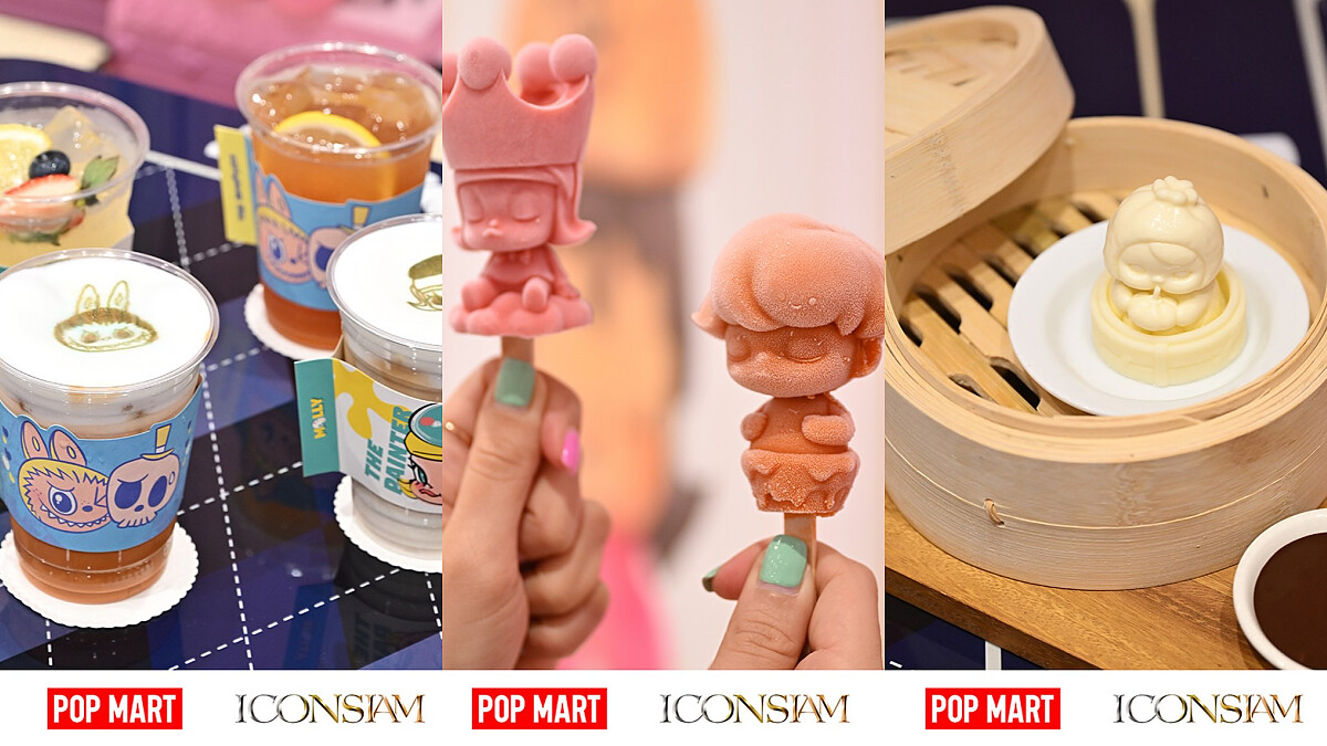 泡泡瑪特曼谷旗艦店首間海外咖啡廳甜點飲品