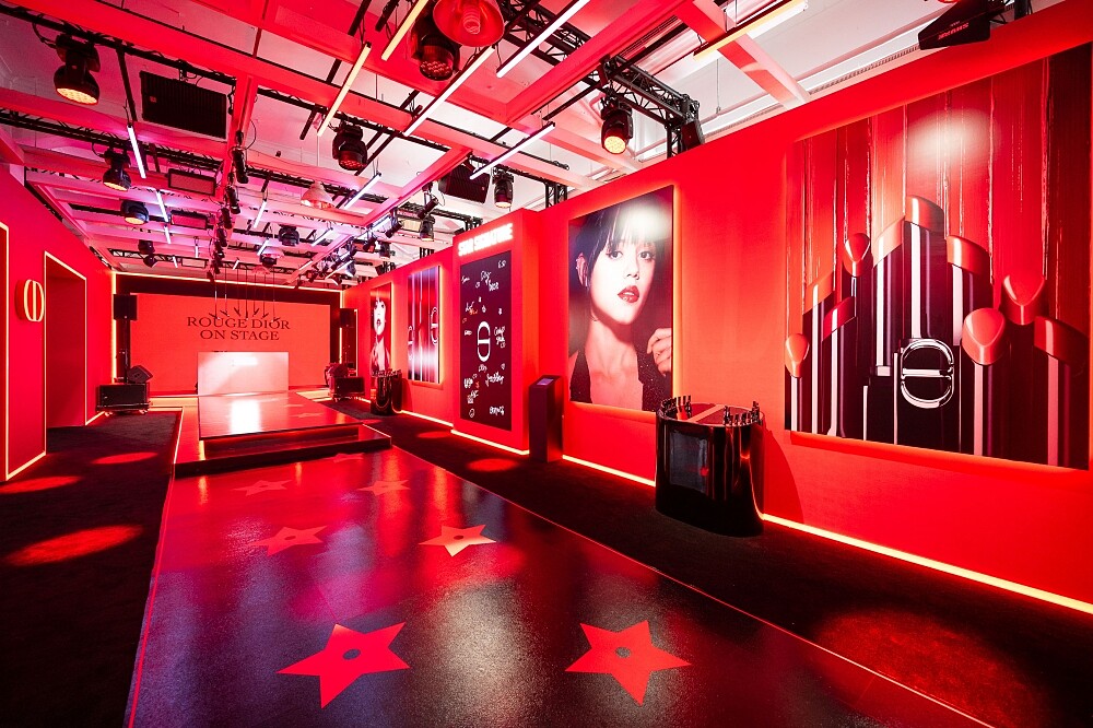 迪奧巨星派對的星光大道。