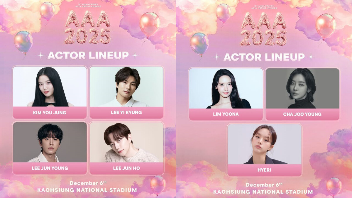 AAA頒獎典禮2025出席名單 Photo / Instagram@aaa2025_10th