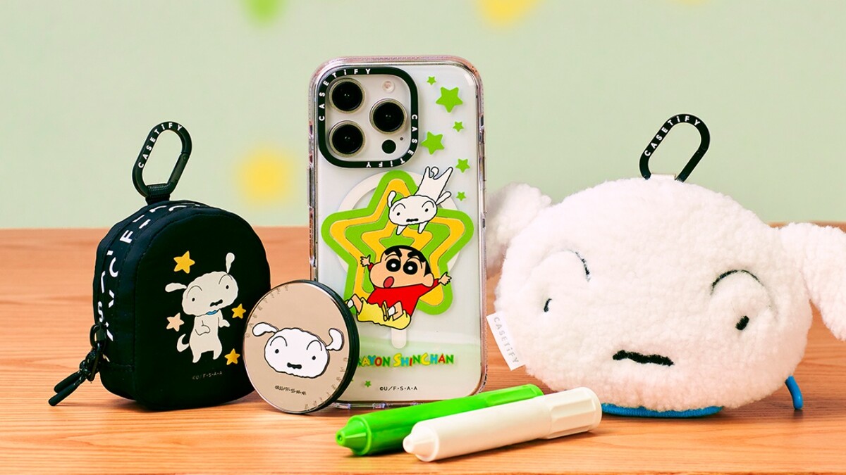 蠟筆小新X CASETiFY聯名系列可愛登場