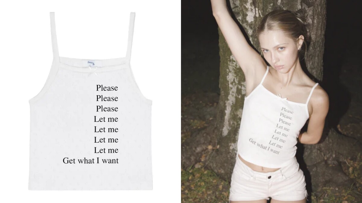 Please Tank標語背心 NT.1923