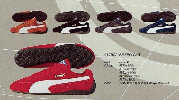 PUMA Speedcat 賽車鞋的起源來自 F1 賽車手專屬鞋款