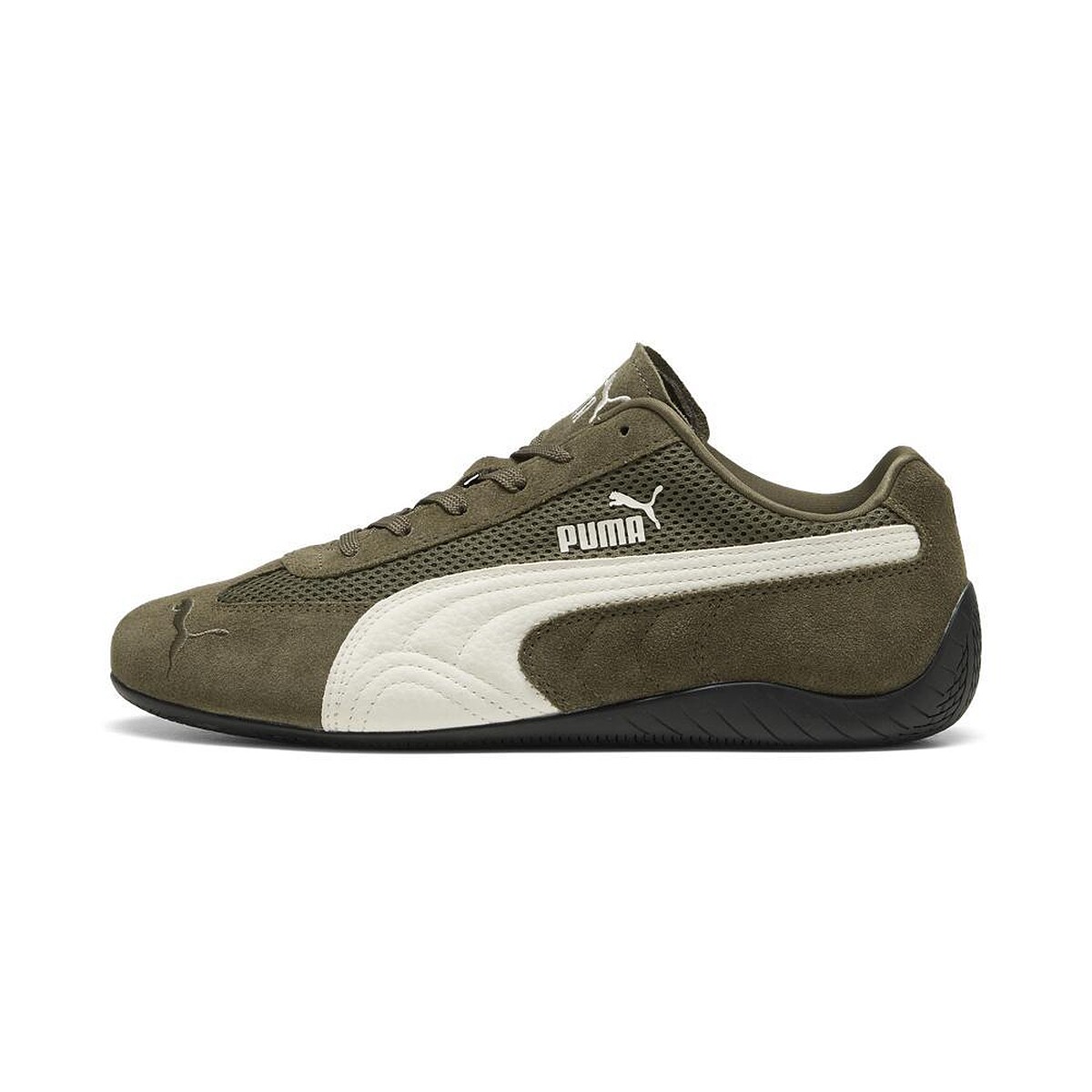 PUMA Speedcat Mesh 系列,鞋口處保留經典 LOGO