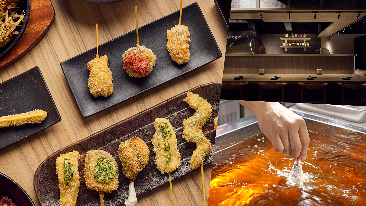 台北東區全新日式居酒屋「夜串坊 KUSHIAGE YORU」，一次吃到「大阪串揚」與「名古屋手羽先」