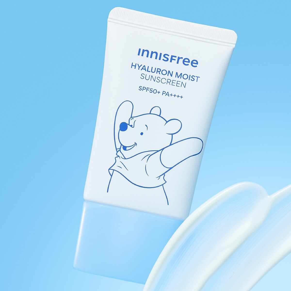 innisfree玻尿酸保濕水感防曬霜SPF50+/PA++++(小熊維尼限定版)50ml，NT700