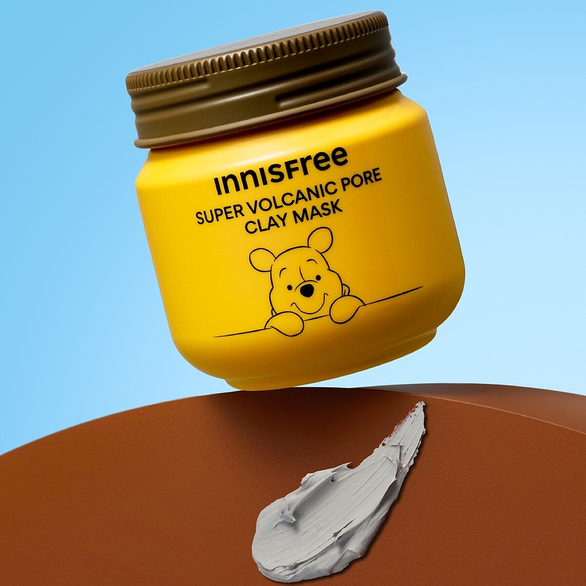 innisfree超級火山泥毛孔潔淨面膜(小熊維尼限定版)100ml，NT520