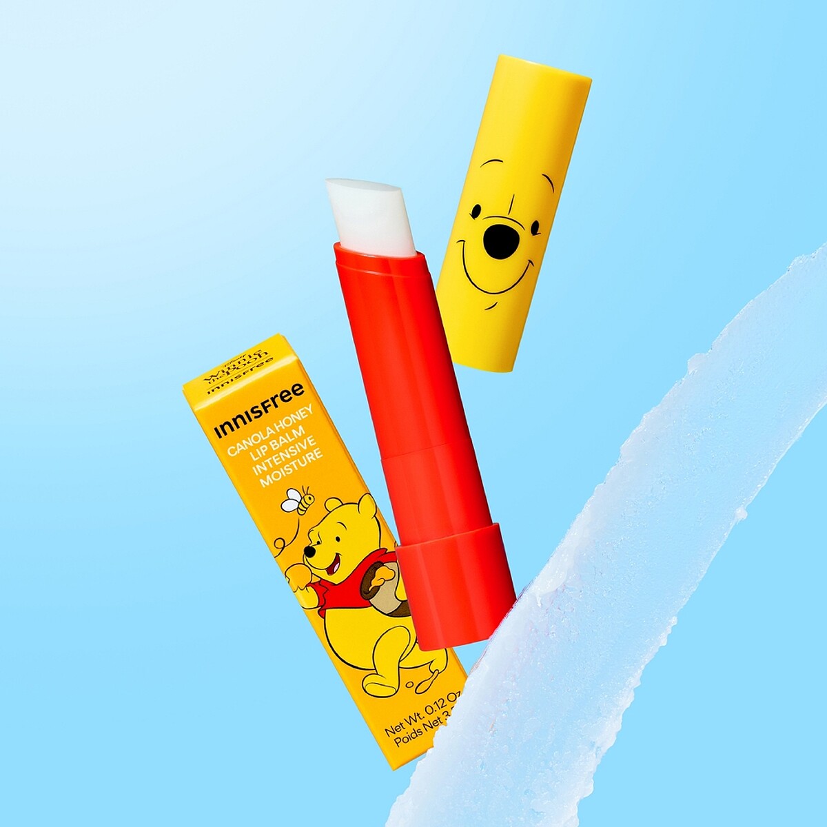 innisfree芥花糖蜜超保溼護唇膏(小熊維尼限定版)3.5g，NT260