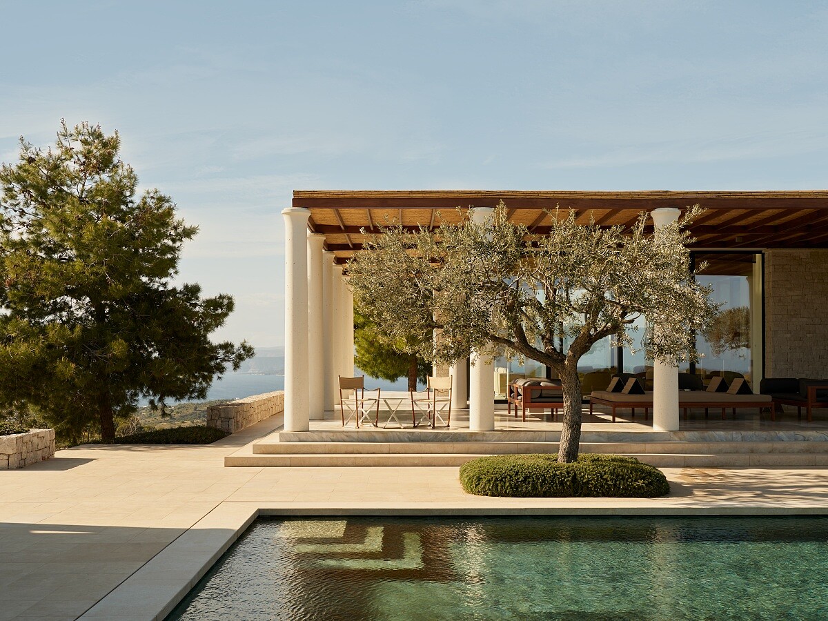 坐落於希臘的安縵卓熠（Amanzoe）。