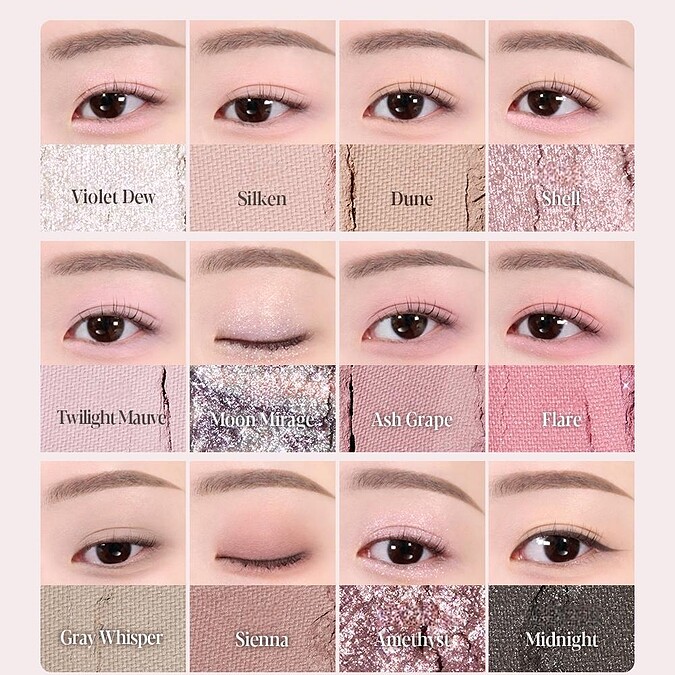 ESPOIR EYE CORE PALETTE 眼影盤 #10 Midnight Shel，NT680