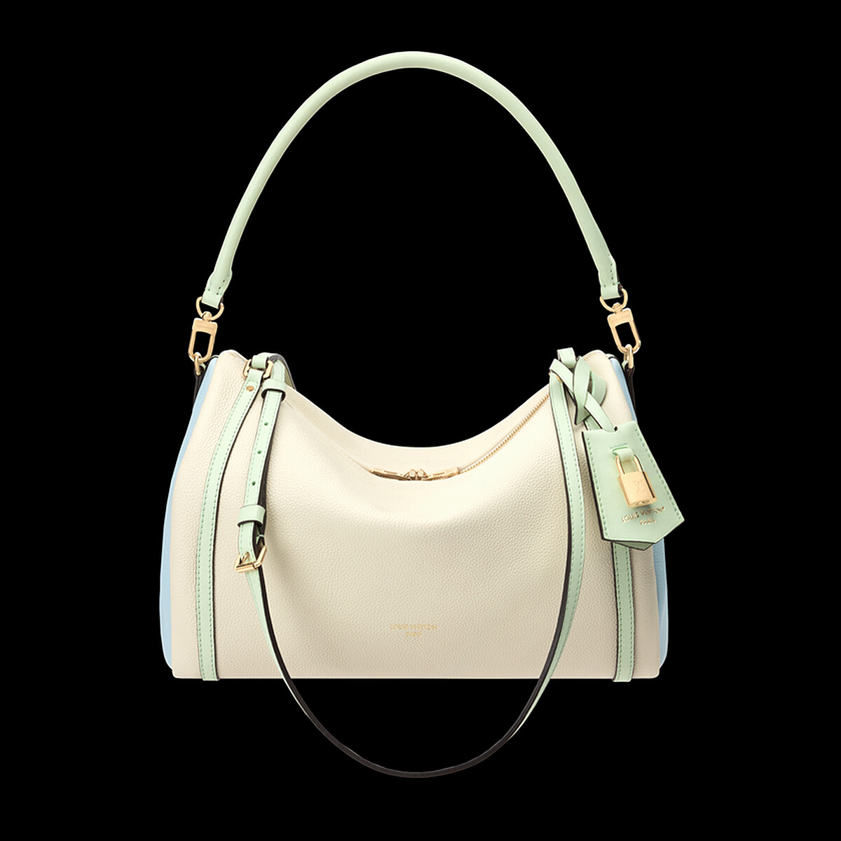 Louis Vuitton，Express PM包包象牙白色，NTD.139,000。