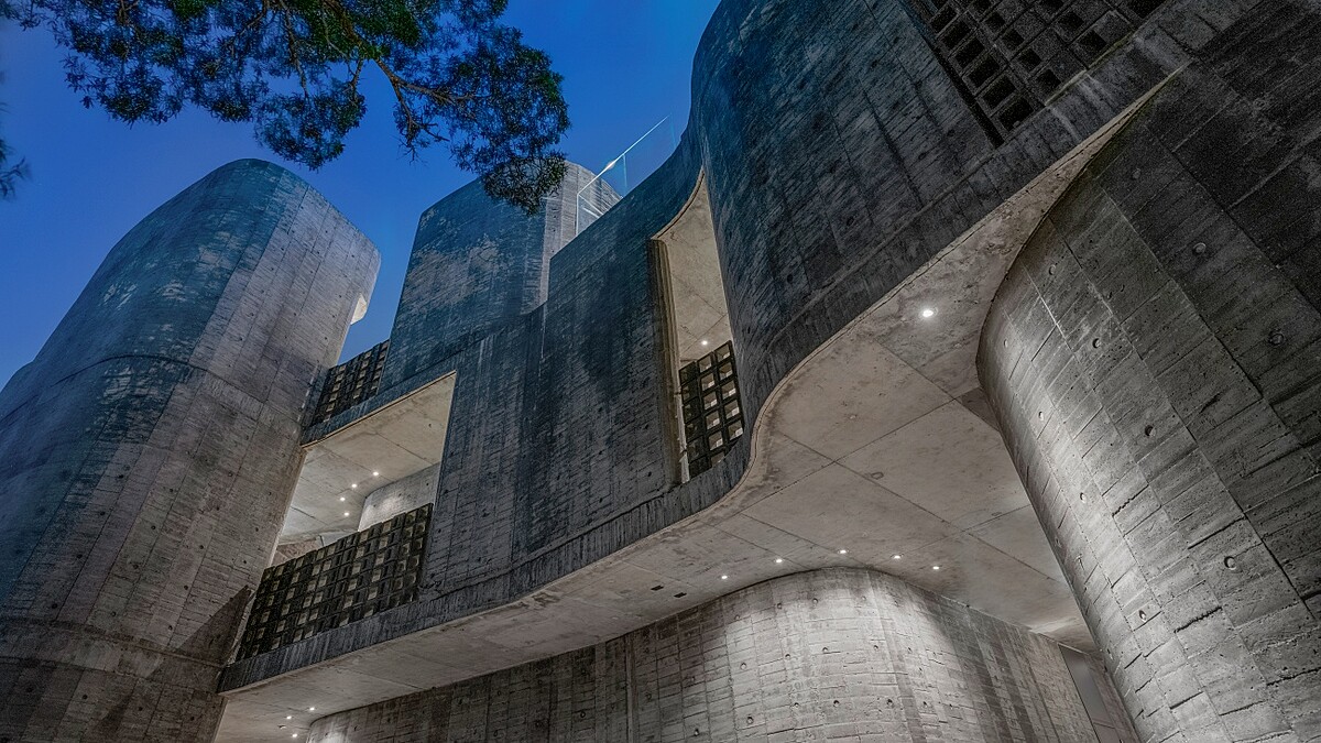 灣臥以清水模為建築主體,Photo/李國民