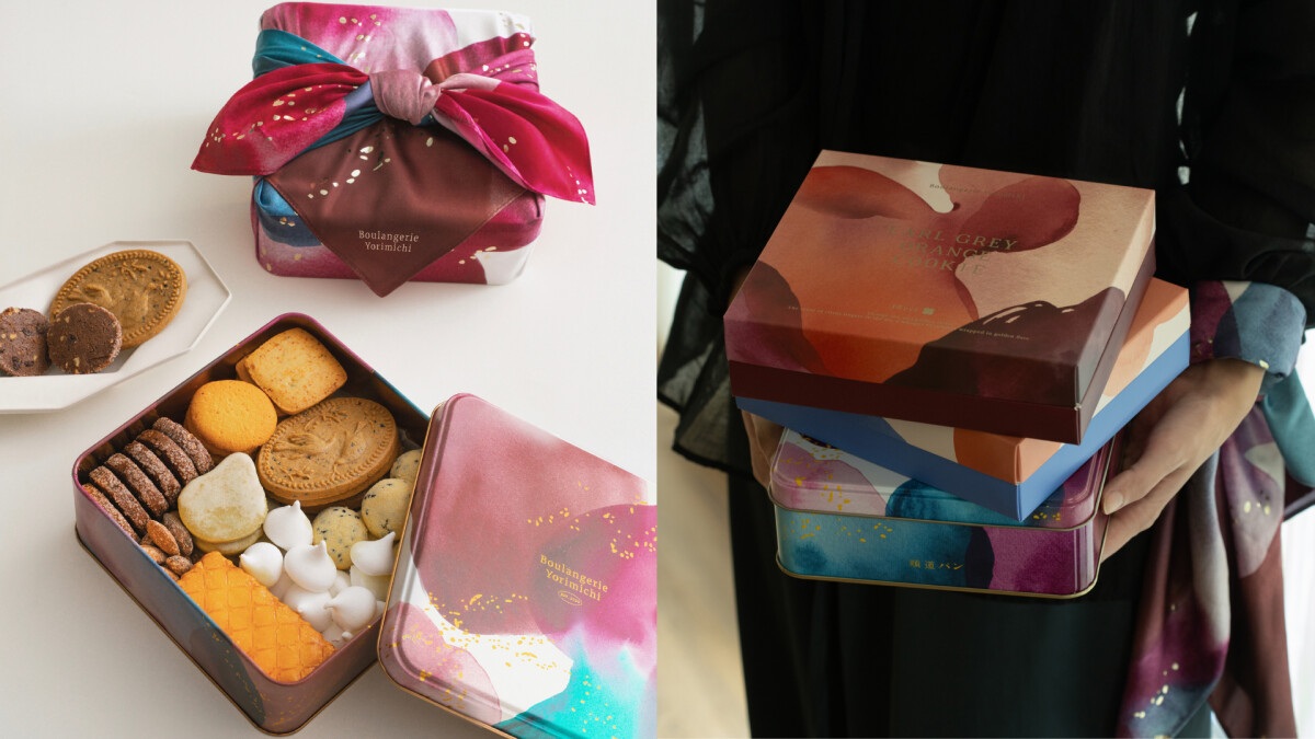 順道パン中秋「夕波」禮盒亮相 風呂敷布巾演繹秋日光影之美