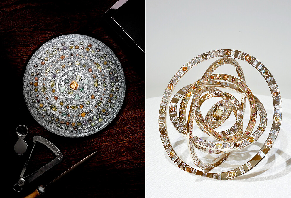 Talisman Wonder設計靈感源自大自然的永恆神秘（左）；Talisman Wondrous Sphere象徵著Talisman的起源和萬物的循環（右）。