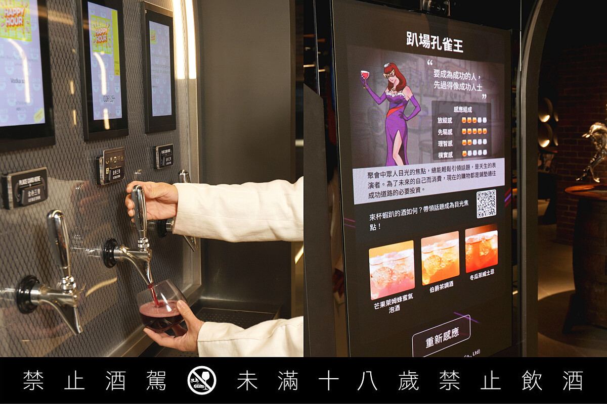 透過分析，演算出適合的調酒。