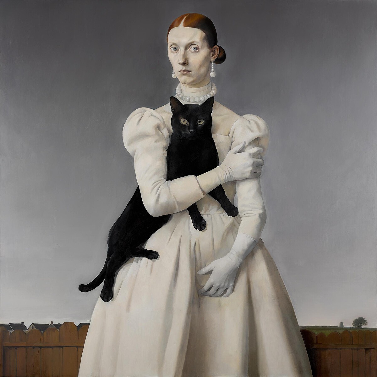 她的黑暗靈伴 Her Dark Familiar｜油畫 Oil on canvas