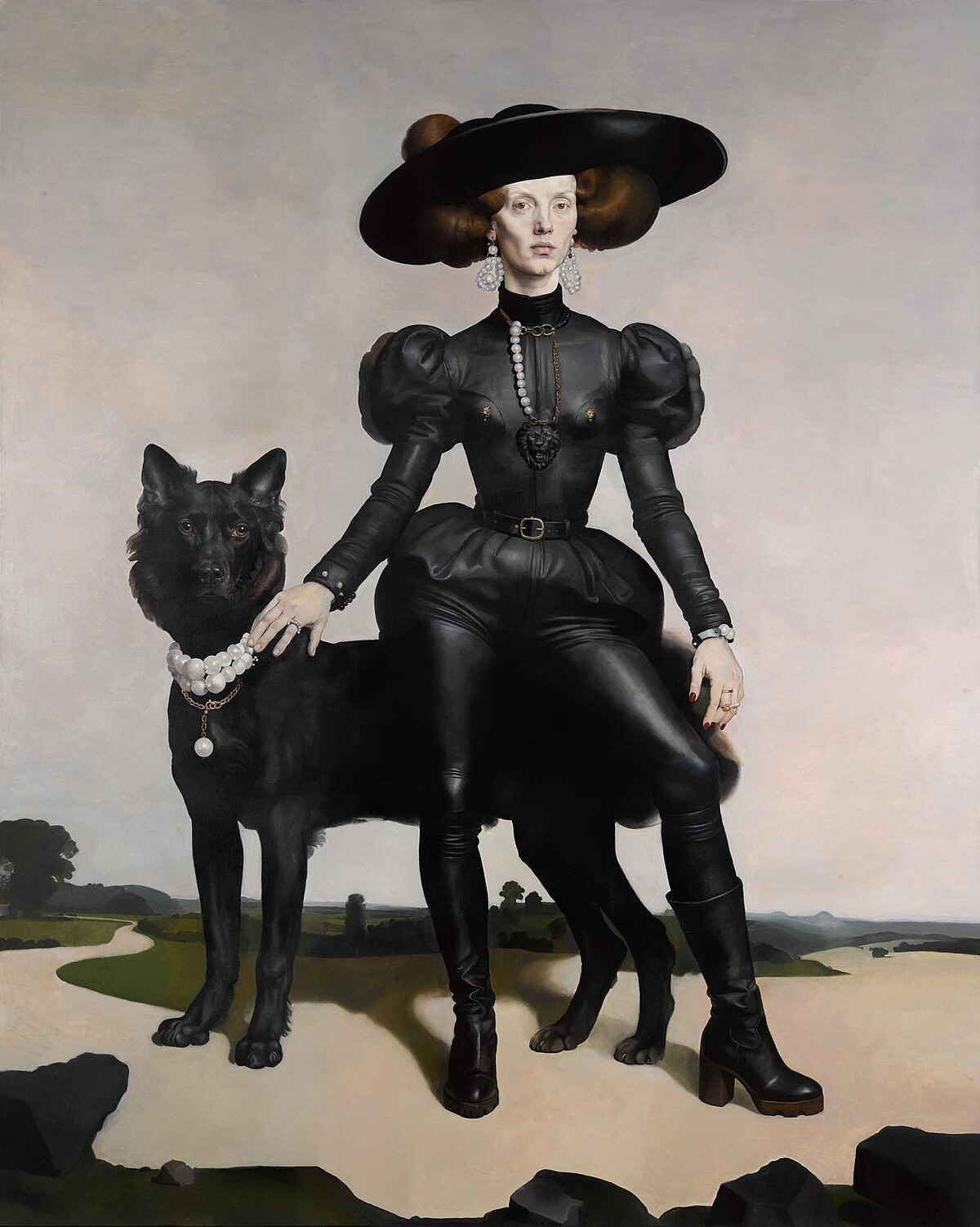 深黑的優雅 Ebon｜油畫 Oil on canvas