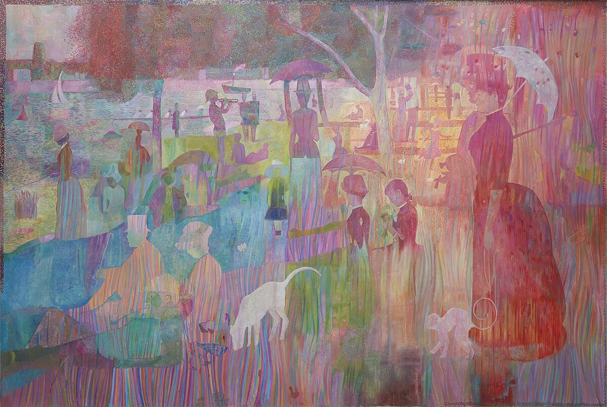 大傑特島 La Grande Jatte｜油畫 Oil on canvas