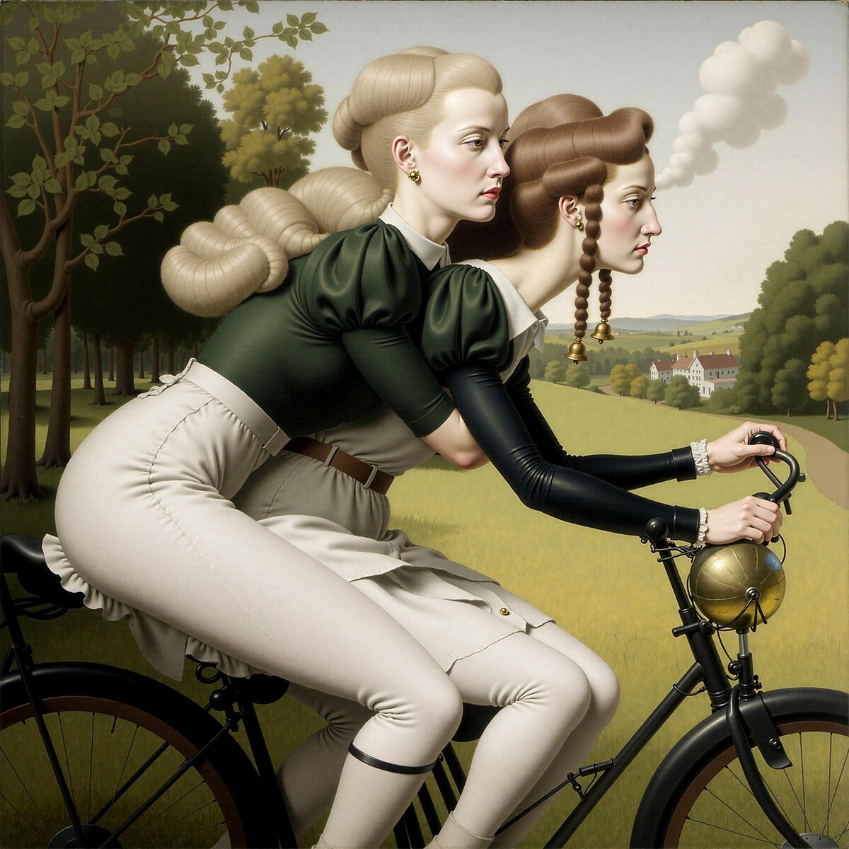 自由馳騁 Riding Free｜藝術家原創數位擴散模型，經藝術家精心後製調整 Digital diffusion model with crafted iterations in post-production