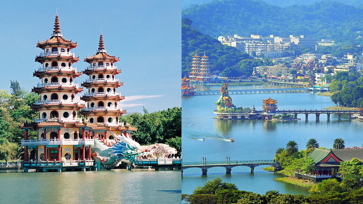 蓮池潭風景區及龍虎塔，Photo／FB@高雄市政府、高雄旅遊網