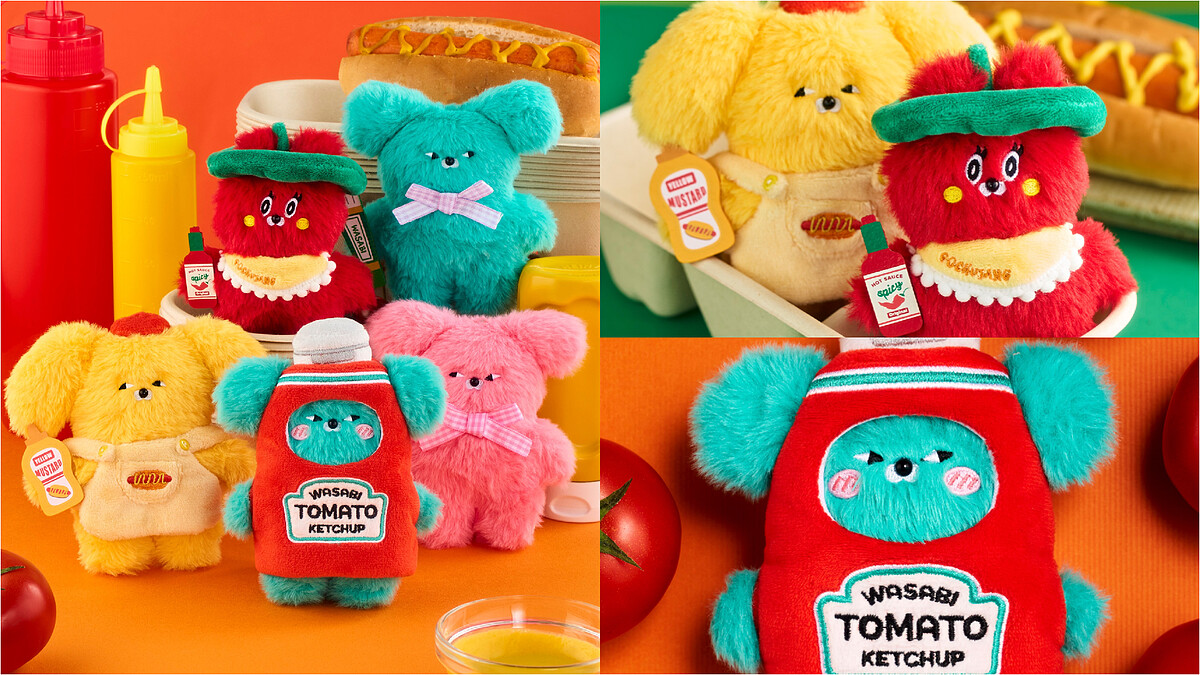 WASABI BEAR 芥末熊紅什麼？4款「調味料盲盒」太可愛，超萌造型一次看