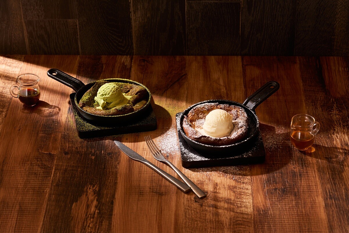 香濃可口的「鐵板法式吐司」。