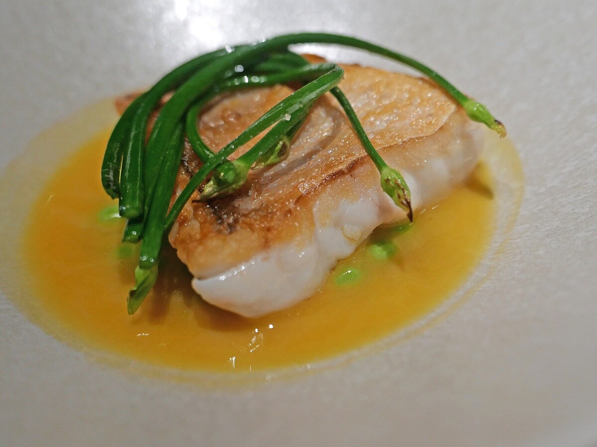 「馬頭魚佐紹興雞湯」。