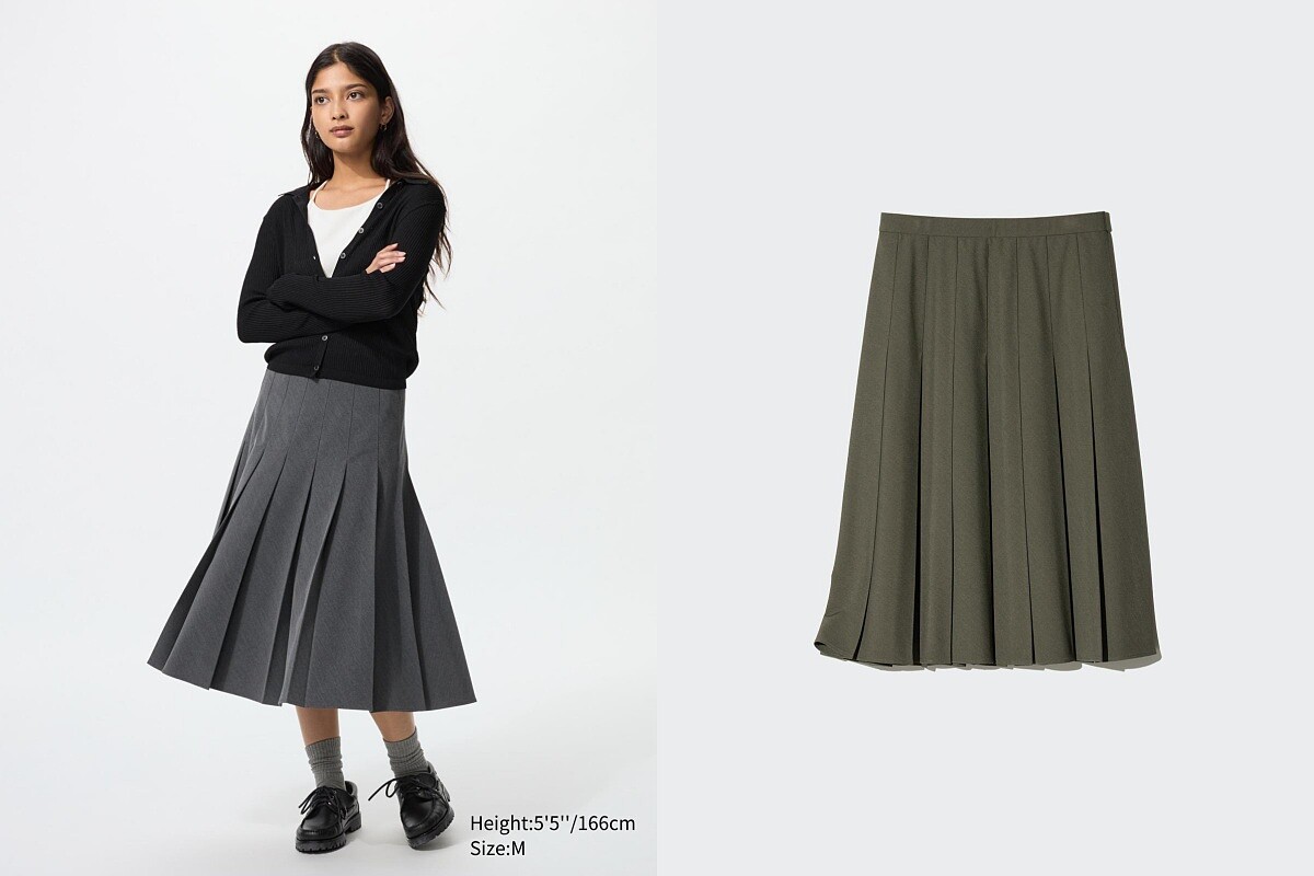 百褶中長裙 貨號479916 NT.1290