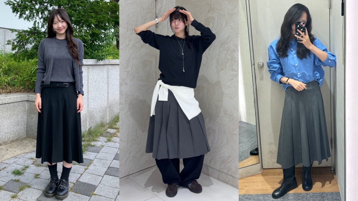 這次不是褲子！韓妞都在穿Uniqlo「miu系百褶裙」，3實穿色系＋貨號價格幫你找到