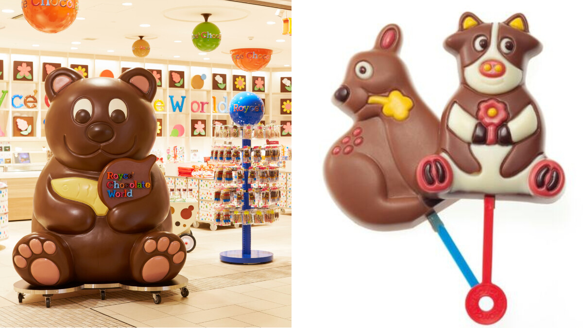 ROYCE&rsquo; 動物造型巧克力棒，Photo／royce.com