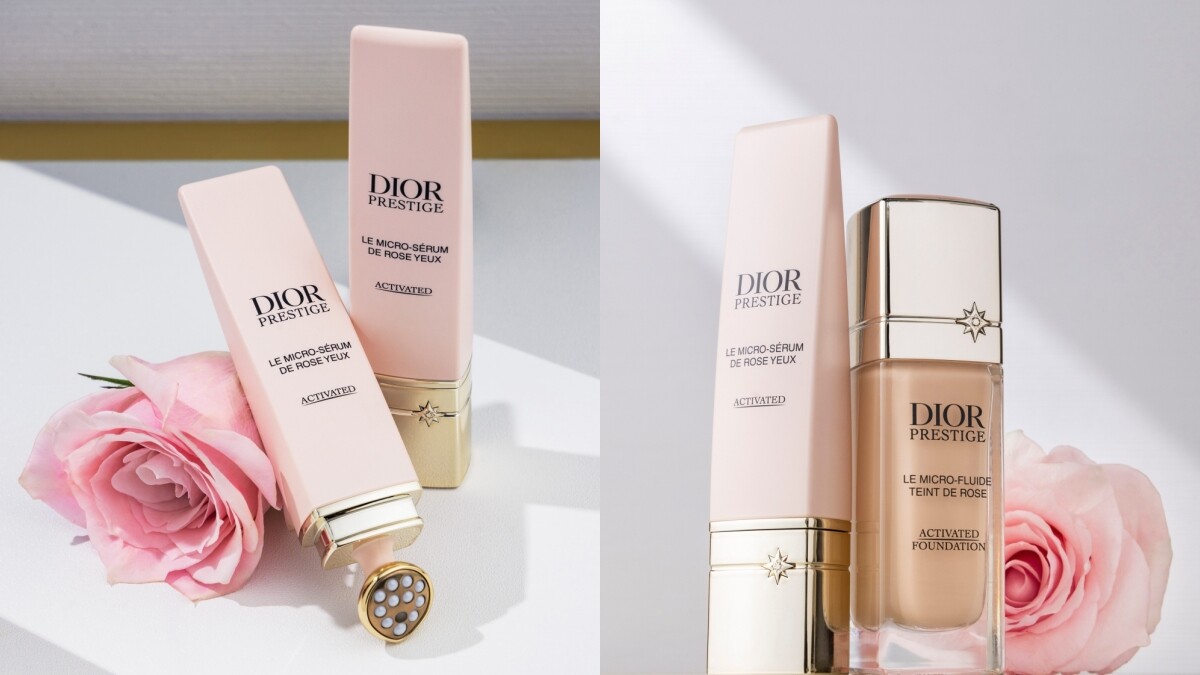 迪奧精萃再生玫瑰系列生力軍！眼凝萃首創「補銅」舒緩眼周疲態，還有粉底液一抹打造玫瑰絲緞光
