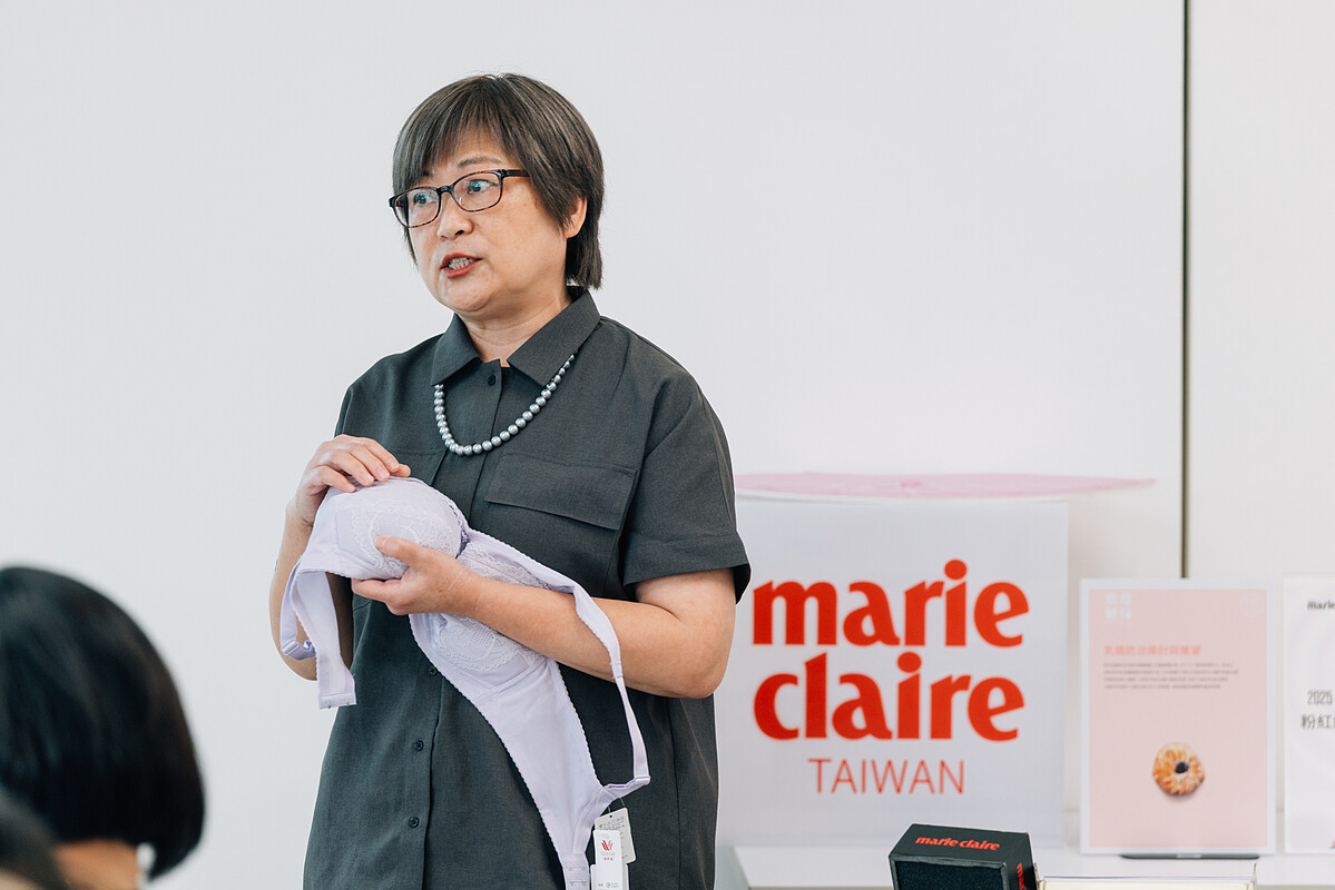 華歌爾社會服務部鄭淑玲副理。