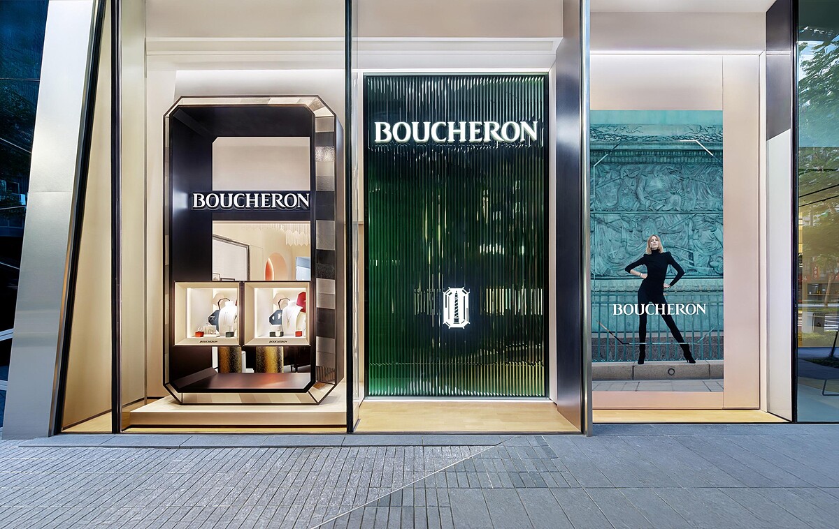 寶詩龍Boucheron全新精品店選址臺北東區新光三越Diamond Towers