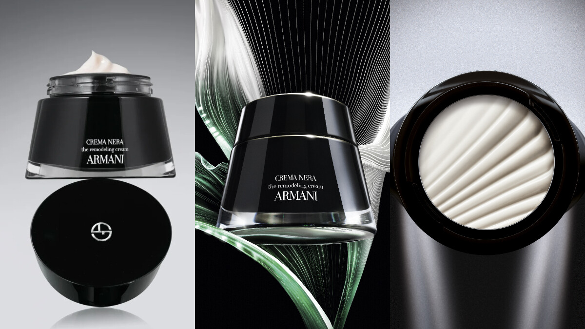 訂製高級骨相臉！亞曼尼專屬肌膚建構師，全新黑霜珍稀抗老成分翻倍、雪融綢緞質地如緞布般緊緊包覆肌膚！