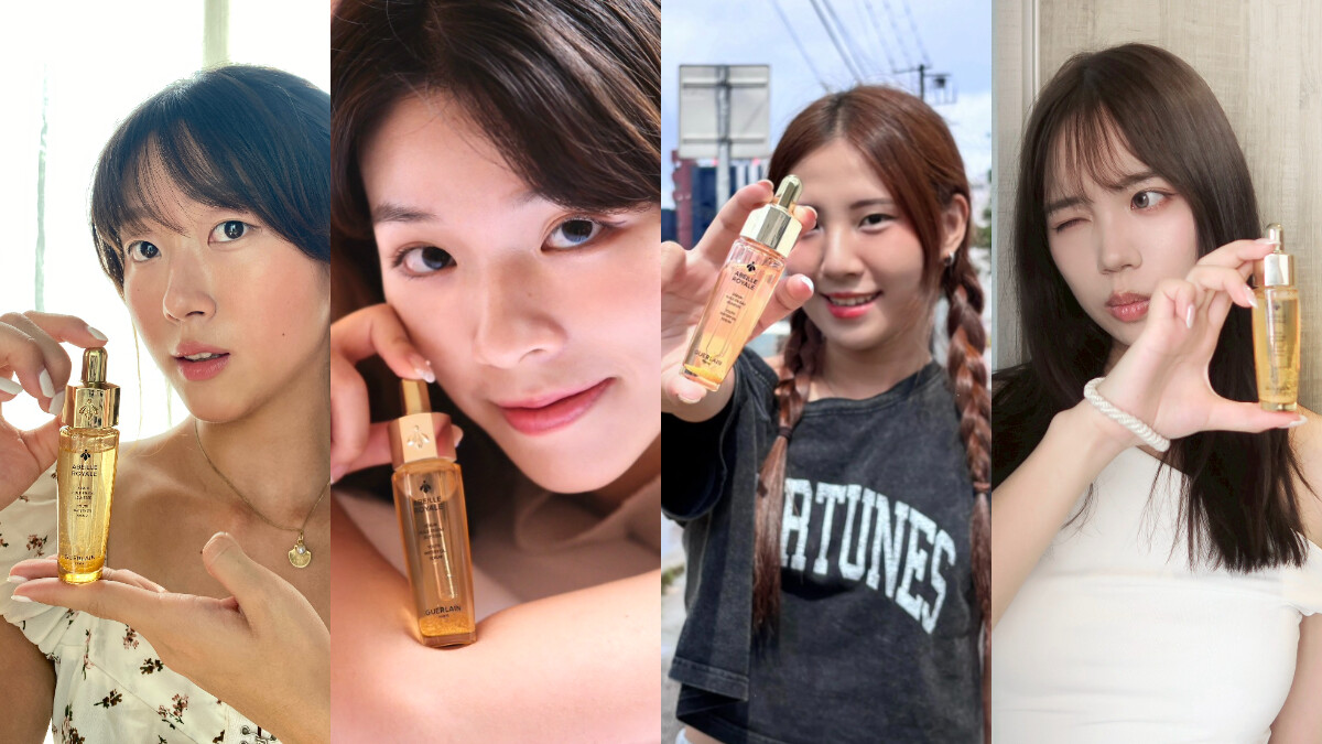 快揪你的新生朋友一起成為MZ世代，方法超EZ！入手嬌蘭小金瓶人人都是美到升天的LUCKY BEE，一滴彈潤亮可不是叫假的！